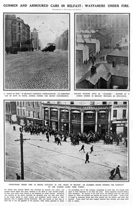 Framed Print : Belfast riots, 1921 Framed Print : Belfast riots, 1921