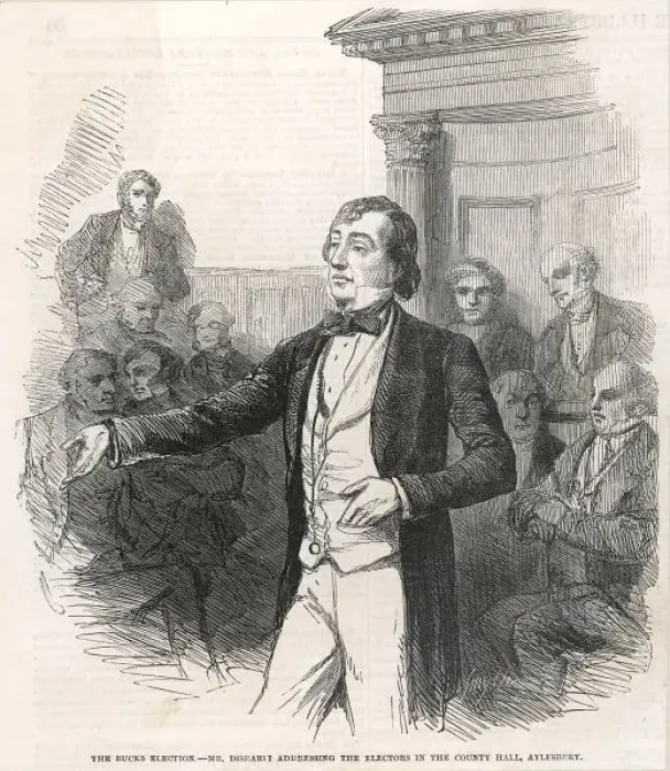 Framed Print : Benjamin Disraeli / 1852 Framed Print : Benjamin Disraeli / 1852