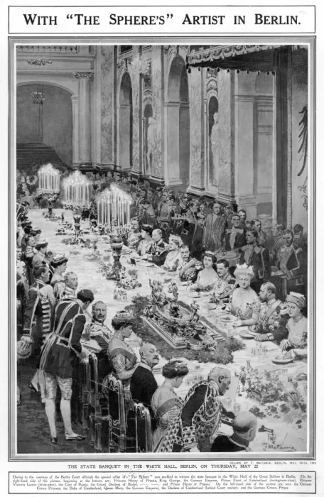 Framed Print : Berlin State Banquet Framed Print : Berlin State Banquet