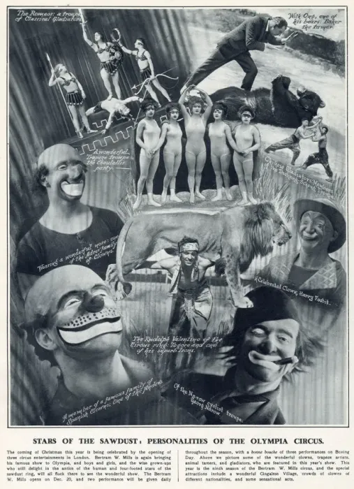 Framed Print : Bertram W. Mills Circus at Olympia, London 1928