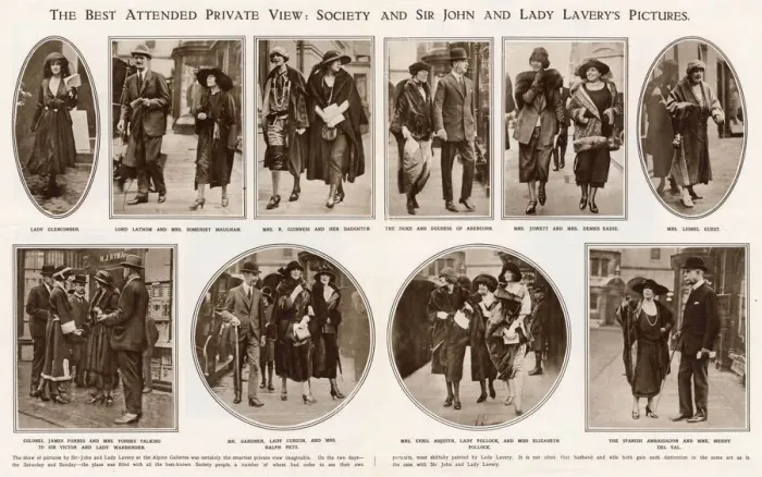 Framed Print : The best attended private view: society and Sir John and Lady Laverys pictures Framed Print : The best attended private view: society and Sir John and Lady Laverys pictures