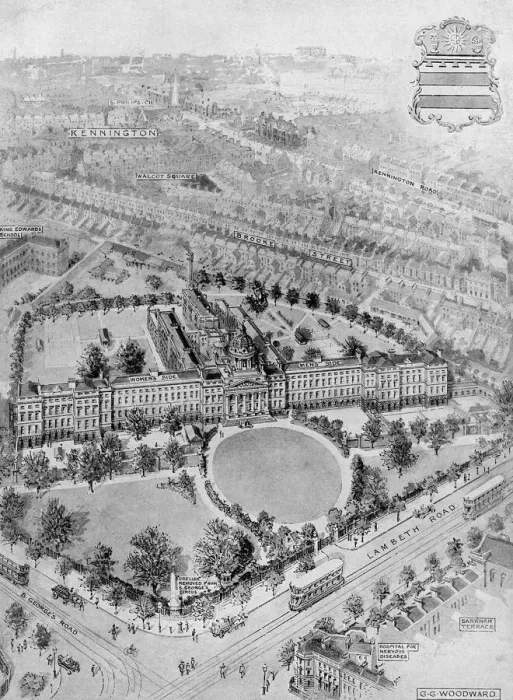 Framed Print : Bethlem Hospital / 1926 Framed Print : Bethlem Hospital / 1926