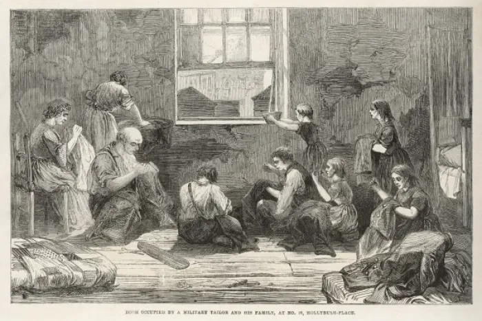 Framed Print : Bethnal Green / Slum / 1863 Framed Print : Bethnal Green / Slum / 1863