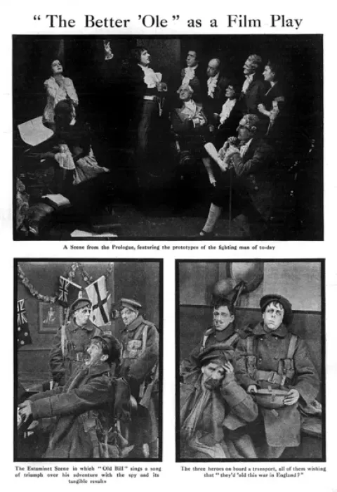 Framed Print : The Better Ole as a Film Play, 1918 Framed Print : The Better Ole as a Film Play, 1918