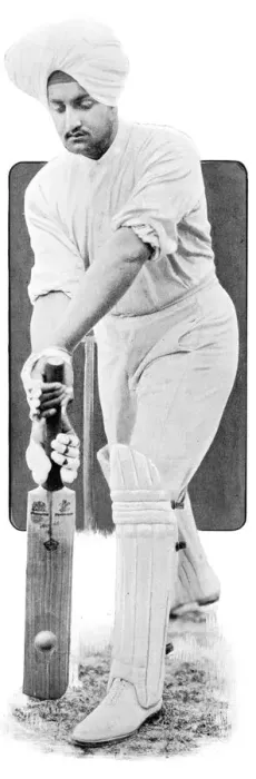 Framed Print : Bhupinder Singh, Maharajah of Patiala playing cricket Framed Print : Bhupinder Singh, Maharajah of Patiala playing cricket