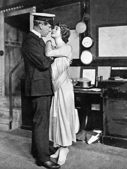 Framed Print : Billie Carleton & Dennis Eadie in Freedom of the Seas, 1918 Framed Print : Billie Carleton & Dennis Eadie in Freedom of the Seas, 1918