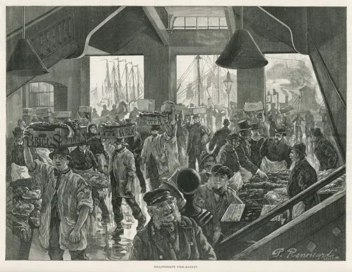 Framed Print : Billingsgate Fish Market Framed Print : Billingsgate Fish Market