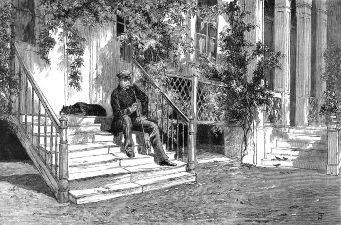Framed Print : Bismarck Relaxes, 1882 Framed Print : Bismarck Relaxes, 1882