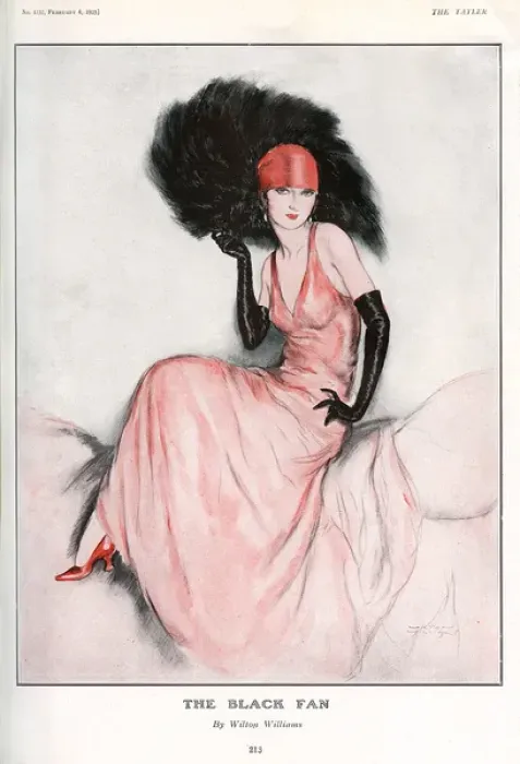 Framed Print : The Black Fan by Wilton Williams Framed Print : The Black Fan by Wilton Williams