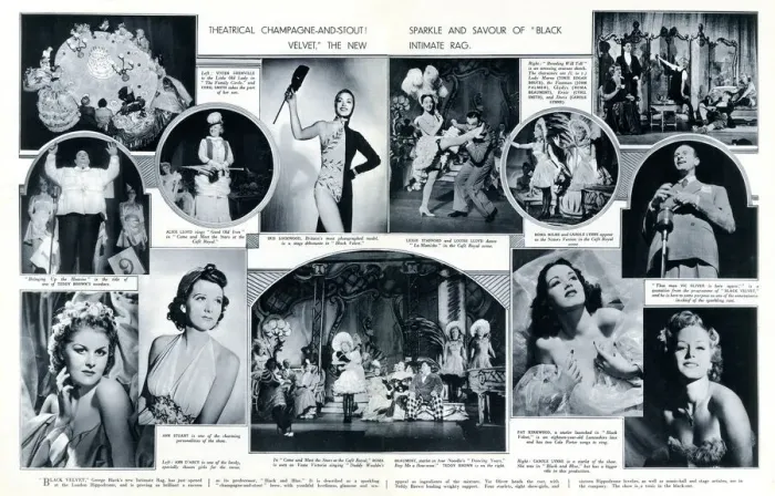 Framed Print : Black Velvet revue at the London Hippodrome Framed Print : Black Velvet revue at the London Hippodrome