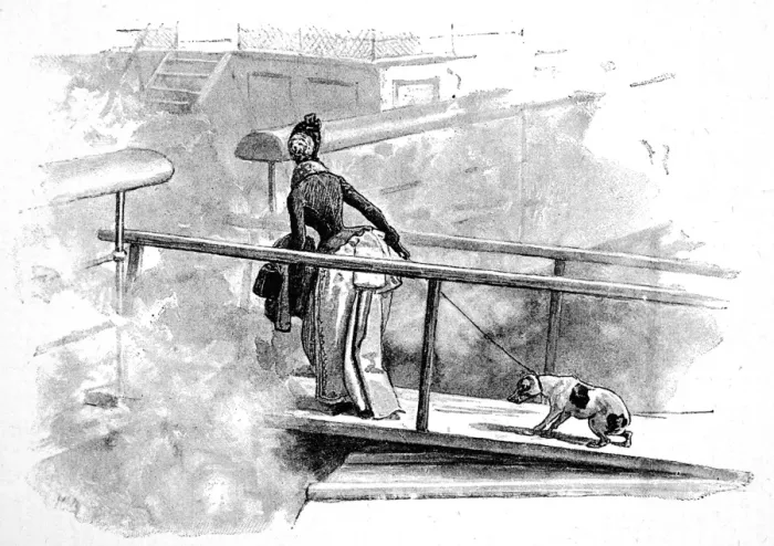 Framed Print : Boarding a P&O Steamer, 1890 Framed Print : Boarding a P&O Steamer, 1890