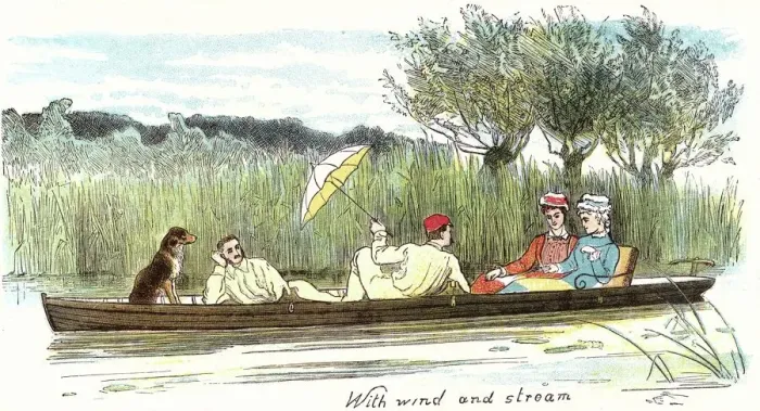 Framed Print : Boating on the River Thames, 1879 Framed Print : Boating on the River Thames, 1879