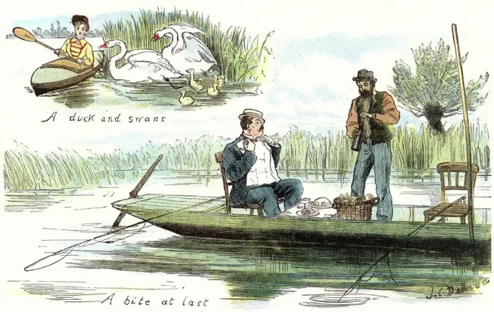 Framed Print : Boating on the River Thames, 1879 Framed Print : Boating on the River Thames, 1879
