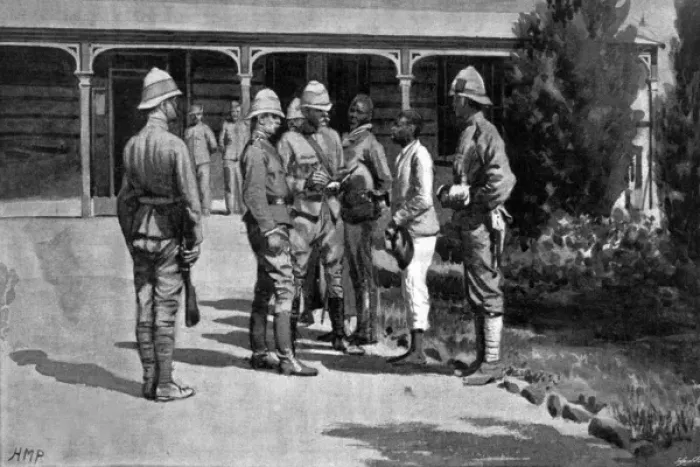 Framed Print : Boer War / Kaffir Spies Framed Print : Boer War / Kaffir Spies