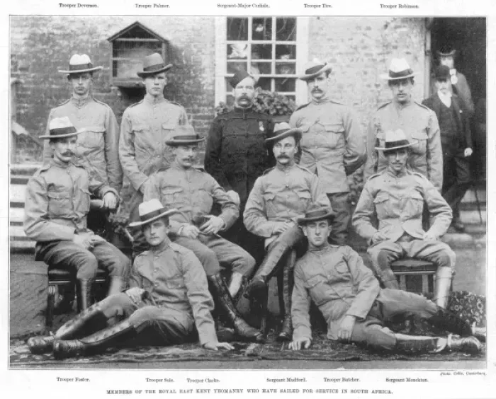 Framed Print : Boer War Yeomanry Troops Framed Print : Boer War Yeomanry Troops
