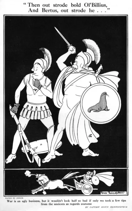 Framed Print : Bold Ol Billius, by Bairnsfather Framed Print : Bold Ol Billius, by Bairnsfather