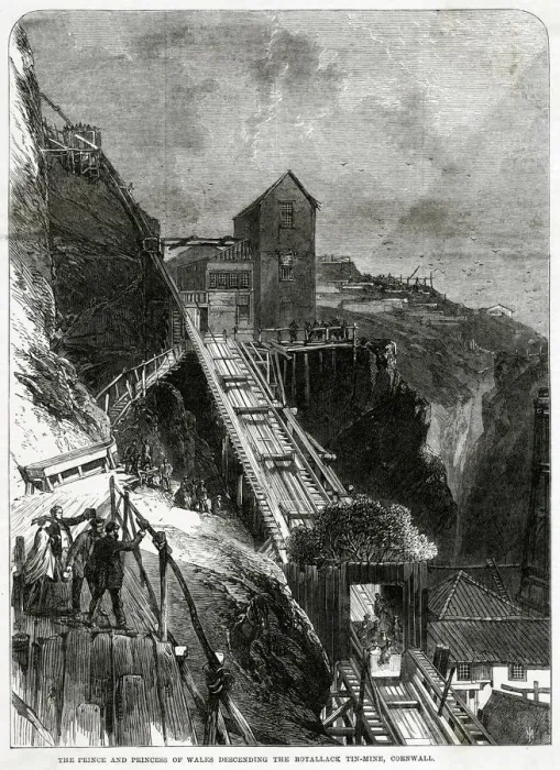 Framed Print : BOTALLACK TIN MINE
