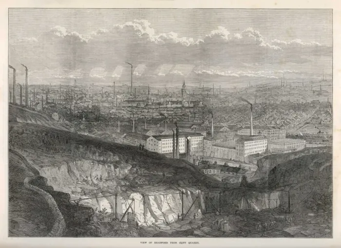 Framed Print : Bradford / Yorkshire / 1873 Framed Print : Bradford / Yorkshire / 1873