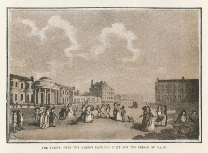 Framed Print : Brighton Pavilion 1789 Framed Print : Brighton Pavilion 1789
