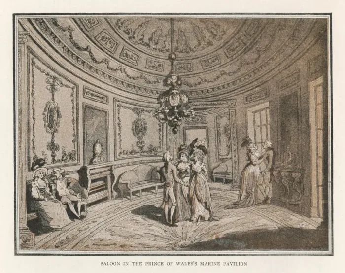 Framed Print : BRIGHTON PAVILION 1789 Framed Print : BRIGHTON PAVILION 1789