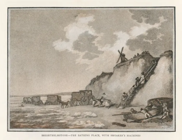 Framed Print : Brighton  /  Rowlandson 1789