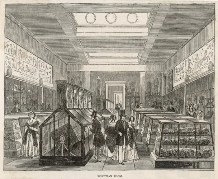Framed Print : Brit Mus Egyptian Room