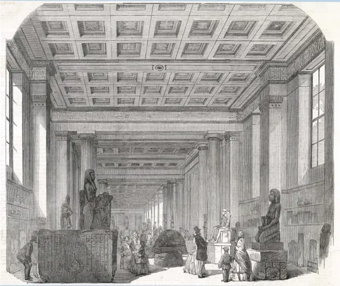 Framed Print : Brit Mus Egyptian Room