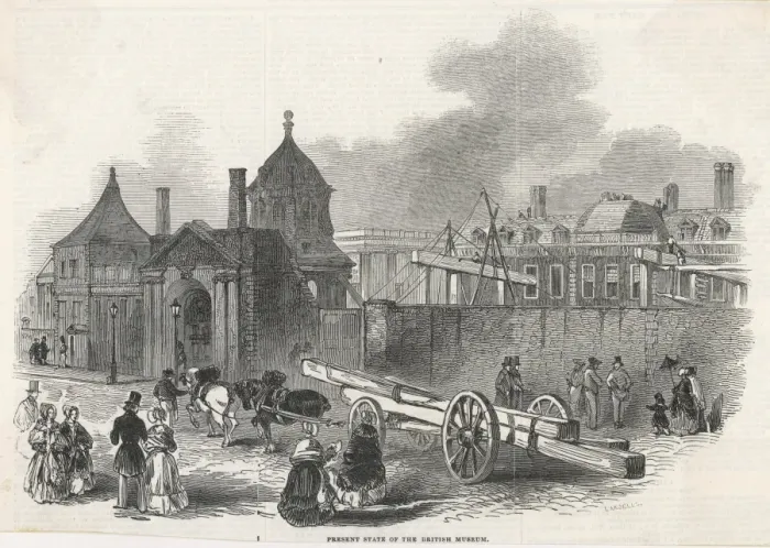 Framed Print : Brit Museum Constructed