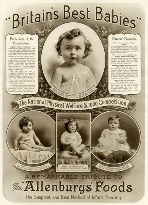 Framed Print : Britains Best Babies competition 1914