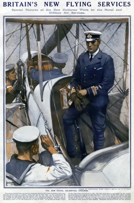 Framed Print : Britains New Flying Services, WW1