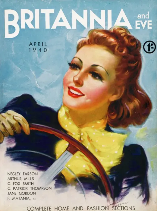 Framed Print : Britannia and Eve, April 1940 Framed Print : Britannia and Eve, April 1940
