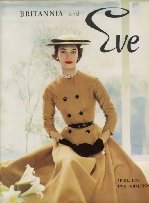 Framed Print : Britannia and Eve front cover, April 1954
