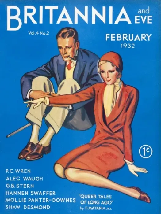 Framed Print : Britannia and Eve front cover, February 1932
