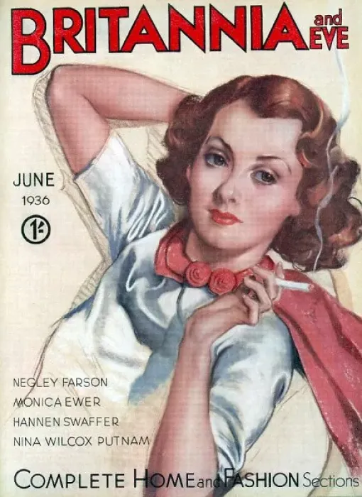 Framed Print : Britannia and Eve front cover June 1936