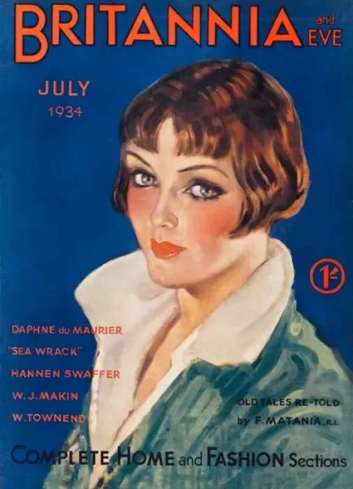Framed Print : Britannia and Eve, July 1934 Framed Print : Britannia and Eve, July 1934