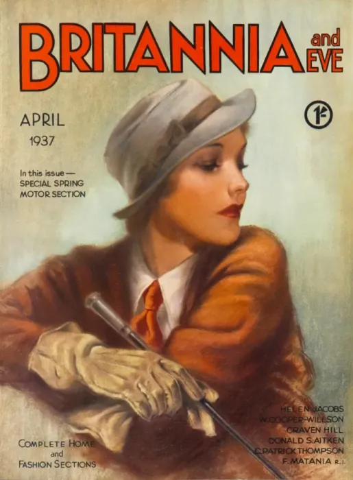 Framed Print : Britannia and Eve magazine, April 1937 Framed Print : Britannia and Eve magazine, April 1937
