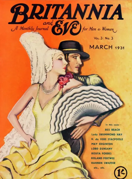 Framed Print : Britannia and Eve magazine, March 1931