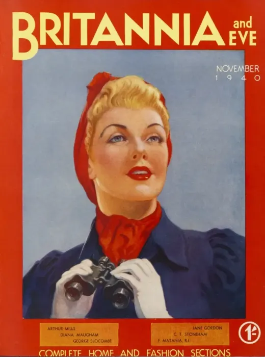 Framed Print : Britannia and Eve magazine, November 1940