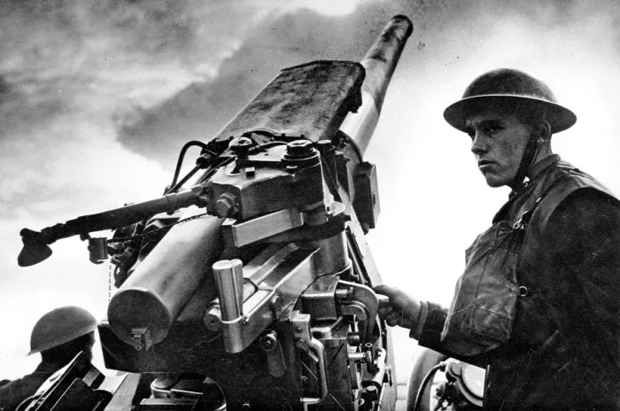 Framed Print : British 3. 7-inch Anti-Aircraft Gun; Second World War, 1940 Framed Print : British 3. 7-inch Anti-Aircraft Gun; Second World War, 1940