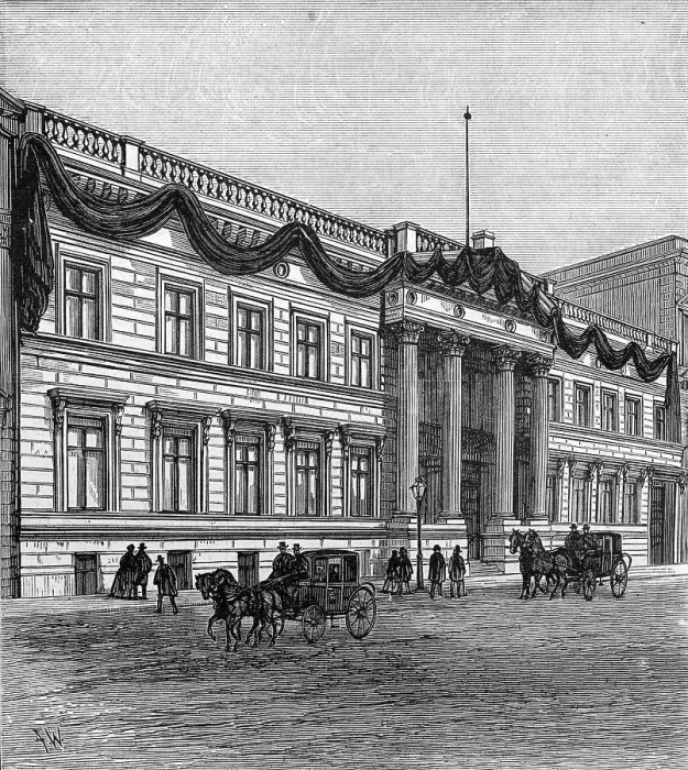 Framed Print : British Embassy at Berlin 1888 Framed Print : British Embassy at Berlin 1888
