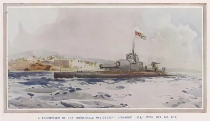 Framed Print : British M. 1 Submarine Framed Print : British M. 1 Submarine