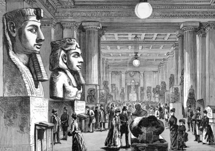Framed Print : The British Museum, 1890