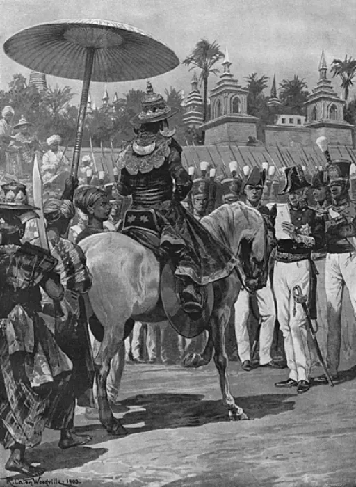Framed Print : British Occupy Rangoon Framed Print : British Occupy Rangoon