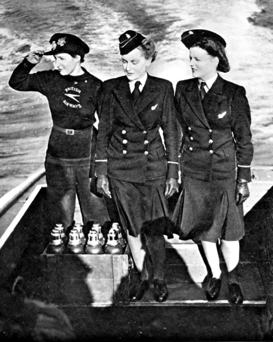 Framed Print : British Overseas Airways Stewardesses, 1943 Framed Print : British Overseas Airways Stewardesses, 1943