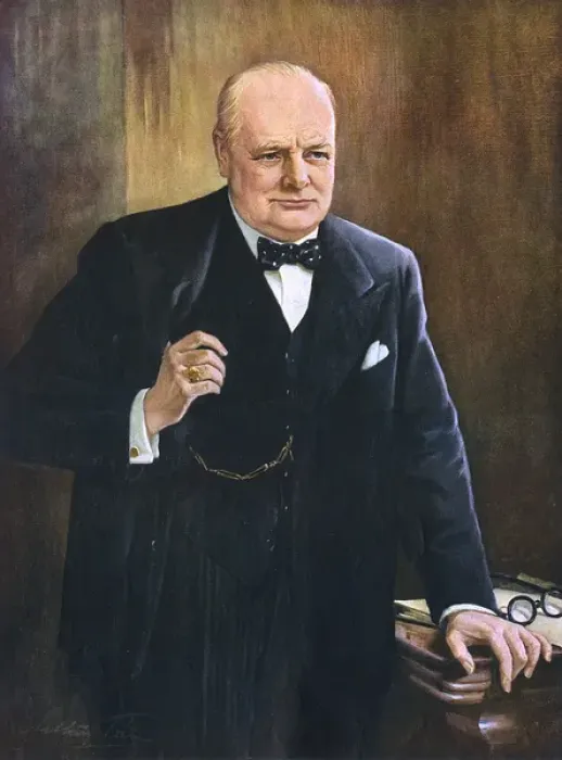 Framed Print : The British Prime Minister, Winston Churchill Framed Print : The British Prime Minister, Winston Churchill