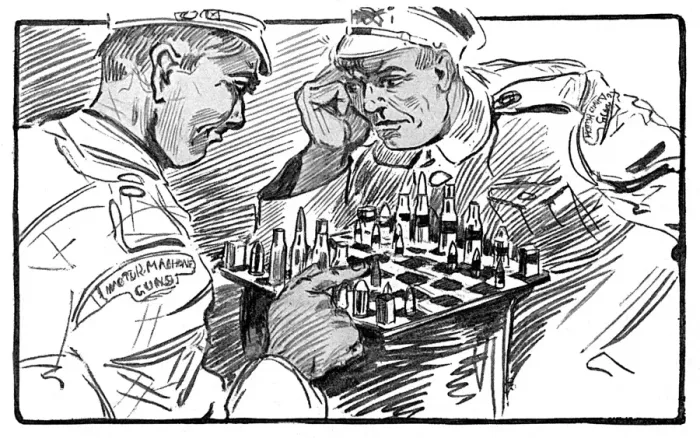 Framed Print : British soldiers playing chess, WW1 Framed Print : British soldiers playing chess, WW1