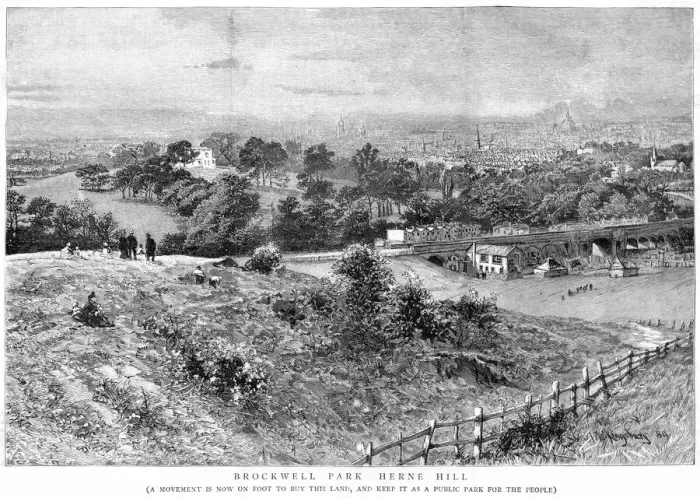 Framed Print : Brockwell Park Framed Print : Brockwell Park