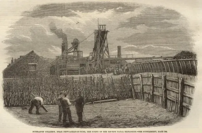 Framed Print : Burradon Colliery mining disaster Framed Print : Burradon Colliery mining disaster