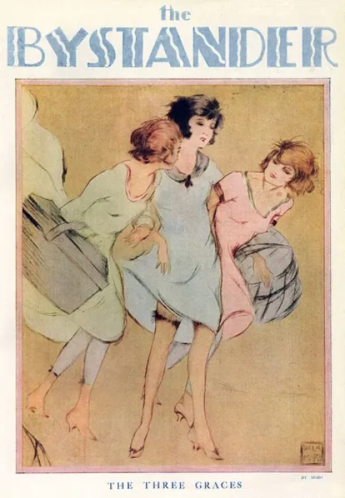 Framed Print : Bystander cover - The Three Graces Framed Print : Bystander cover - The Three Graces