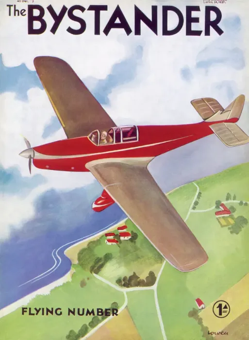 Framed Print : Bystander - Flying Number 1937 Framed Print : Bystander - Flying Number 1937